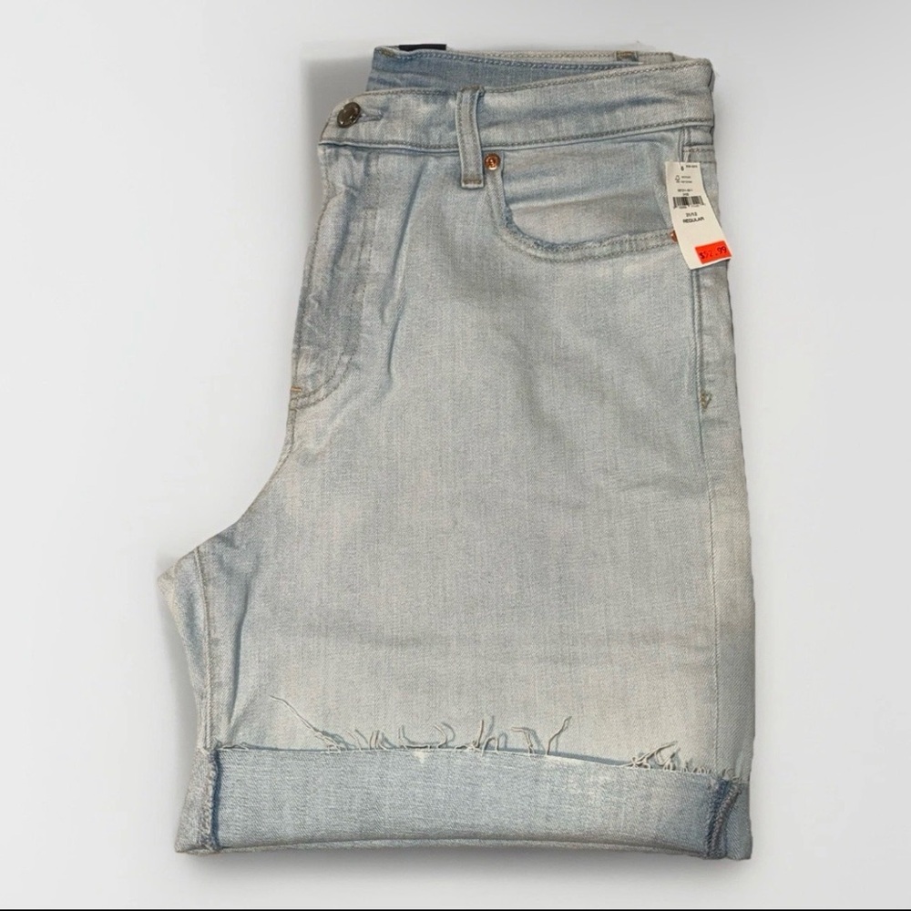 GAP Women's Light Blue High Waist Shorts